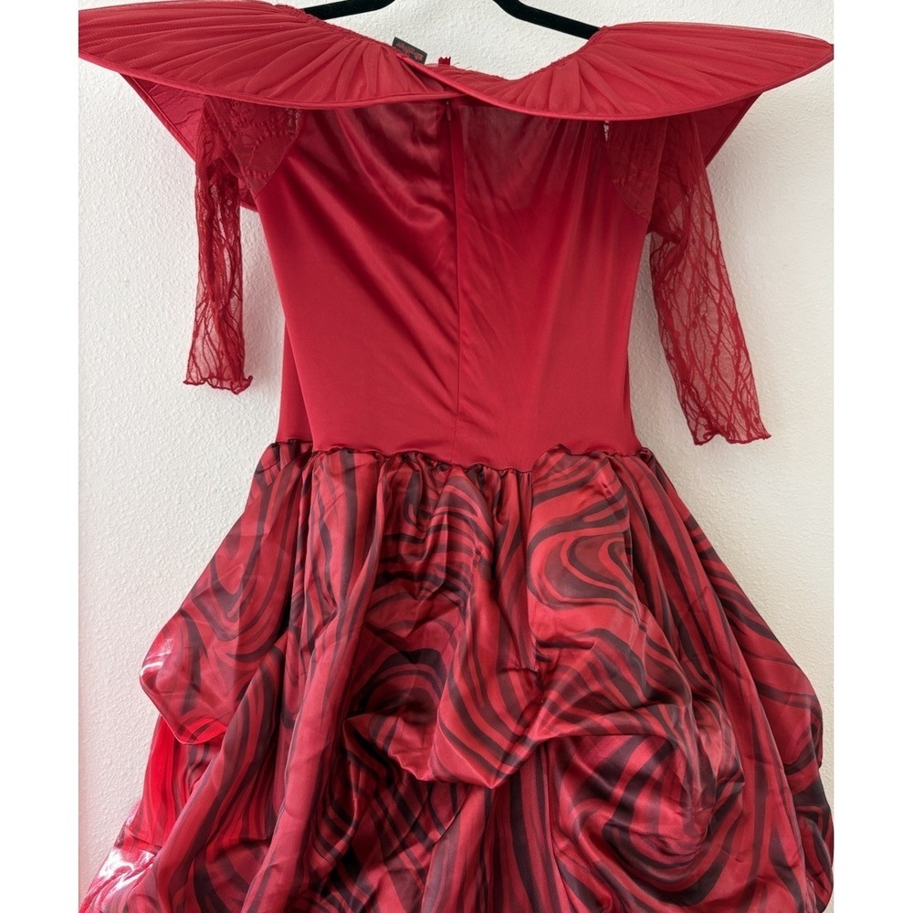 Disney Descendants The Rise of Red Queen of Hearts Costume Size Women's M 6-8 - Picture 8 of 10